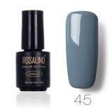 ROSALIND Black Bottle 7ML Pure Color 58 Colors 31-58  UV Gel Nail Polish Nail Gel  Long-lasting Macaron Gel Polish