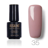 ROSALIND Black Bottle 7ML Pure Color 58 Colors 31-58  UV Gel Nail Polish Nail Gel  Long-lasting Macaron Gel Polish