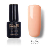 ROSALIND Black Bottle 7ML Pure Color 58 Colors 31-58  UV Gel Nail Polish Nail Gel  Long-lasting Macaron Gel Polish