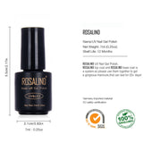 ROSALIND Black Bottle 7ML Pure Color 58 Colors 31-58  UV Gel Nail Polish Nail Gel  Long-lasting Macaron Gel Polish