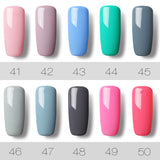 ROSALIND Black Bottle 7ML Pure Color 58 Colors 31-58  UV Gel Nail Polish Nail Gel  Long-lasting Macaron Gel Polish