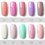 ROSALIND Black Bottle 7ML Pure Color 58 Colors 31-58  UV Gel Nail Polish Nail Gel  Long-lasting Macaron Gel Polish