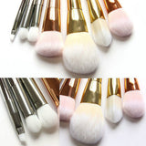 Sayoo New 7pcs Makeup Cosmetic Brushes Set Powder Foundation Eyeshadow Lip Brush Tool