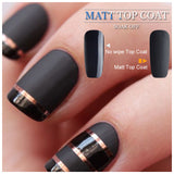 Vrenmol 1pcs Cleaning Matt Top Coat Nail Gel Polish Long Lasting Matte Top coat LED UV Nails Gel Lacquer Matt Top Gel