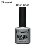 Vrenmol 1pcs Nail Gel Top Coat Top it off + Base Coat Foundation for UV Gel Polish Non Cleansing Top and Base Coat Primer