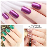 Vrenmol 1pcs Nail Gel Top Coat Top it off + Base Coat Foundation for UV Gel Polish Non Cleansing Top and Base Coat Primer