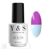 Y&S 8ml Mood Changing Gel Nail Polish Long-Lasting Soak-Off Led UV Gel Lacquer Chameleon Nail Gel Manicure Varnish