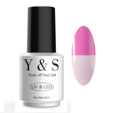 Y&S 8ml Mood Changing Gel Nail Polish Long-Lasting Soak-Off Led UV Gel Lacquer Chameleon Nail Gel Manicure Varnish