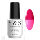 Y&S 8ml Mood Changing Gel Nail Polish Long-Lasting Soak-Off Led UV Gel Lacquer Chameleon Nail Gel Manicure Varnish
