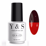 Y&S 8ml Mood Changing Gel Nail Polish Long-Lasting Soak-Off Led UV Gel Lacquer Chameleon Nail Gel Manicure Varnish